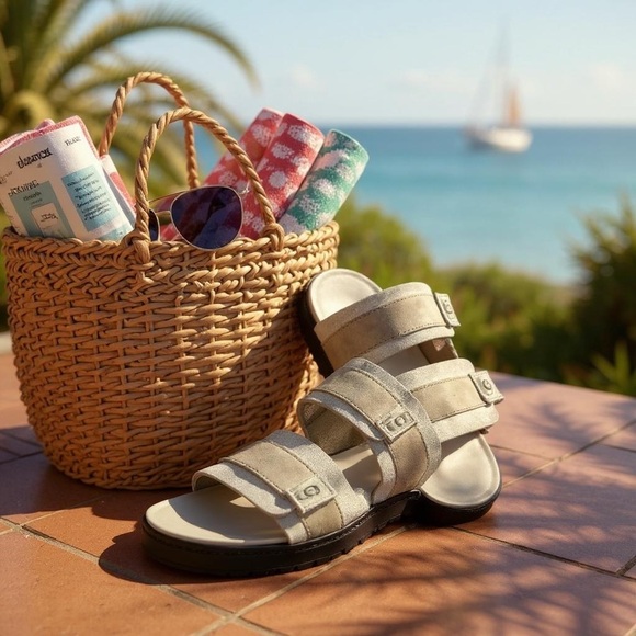 UGG Shoes - UGG Zayne Slide II sandals in a light green sage color women’s size 8.5 NEW